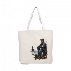 Kıyıdaki Denizci Kanvas Çanta Ürün Görseli