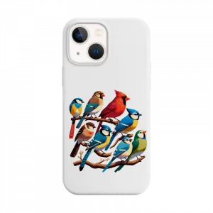 Daldaki Kuşlar, Renkli Kuşlar iPhone Kılıf Ürün Görseli