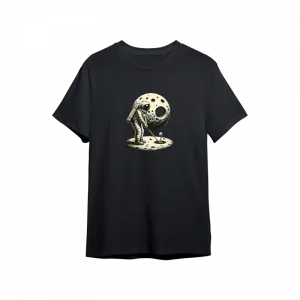 "Golf oynayan astronot" Oversize Tshirt Ürün Görseli