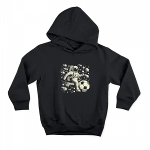 Futbolcu Astronot Hoodie Ürün Görseli