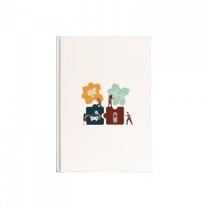 Puzzle-Beyaz Kanvas Defter Ürün Görseli