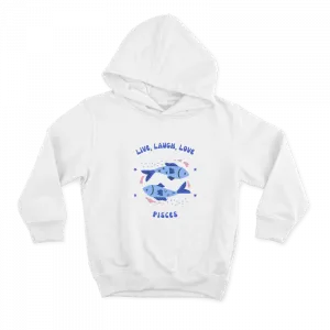 Balık Burcu, Pisces, Yaşa, gül, sev Hoodie Ürün Görseli