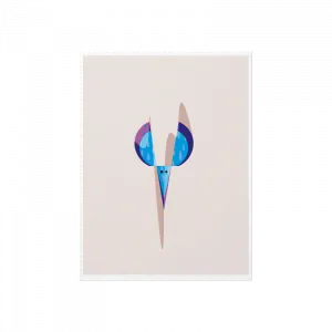 mouse blue Poster Ürün Görseli