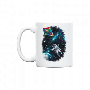 Uçurtmalı Astronot Kupa Ürün Görseli