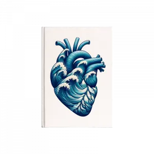 Denizin Kalbi Kanvas Defter Ürün Görseli