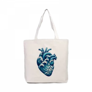 Denizin Kalbi Kanvas Çanta Ürün Görseli