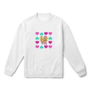 love in color Oversize Sweatshirt Ürün Görseli
