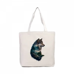 WOLF REFLECTION v2 Kanvas Çanta Ürün Görseli