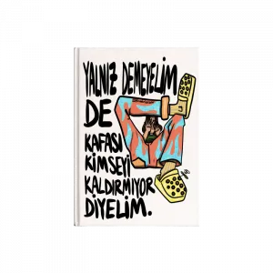 Kaldırmayan Kafa Kanvas Defter Ürün Görseli