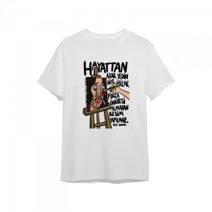 Fırça Darbesi Oversize Tshirt Ürün Görseli