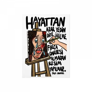 Fırça Darbesi Poster Ürün Görseli