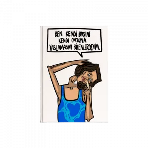 Kendi Kendime Kanvas Defter Ürün Görseli