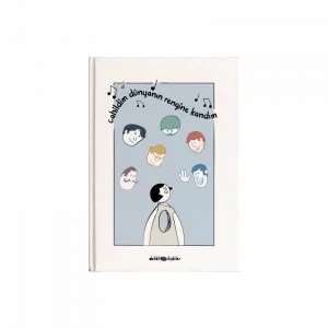 cahildim dünyanın rengine kandım Kanvas Defter Ürün Görseli