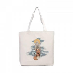 Wolpertinger Tilki Kanvas Çanta Ürün Görseli