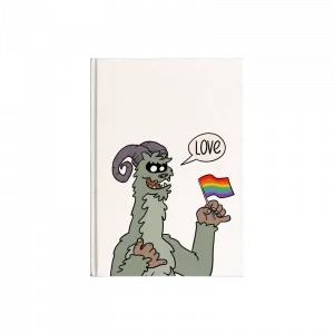 Love Canavarı Kanvas Defter Ürün Görseli