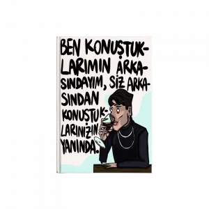 Arka Kanvas Defter Ürün Görseli