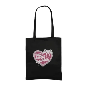 girls support girls - version 2  Gabardin Çanta Ürün Görseli