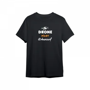 Drone Pilot - Urbansurf - Black Oversize Tshirt  Ürün Görseli