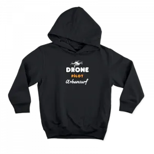 Drone Pilot - Urbansurf - Black Hoodie Ürün Görseli