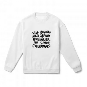 Bedel Oversize Sweatshirt Ürün Görseli