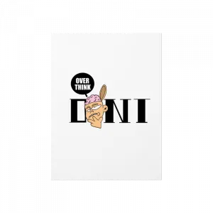 Dont Overthınk Poster Ürün Görseli