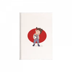 Pengu Kız Kanvas Defter Ürün Görseli