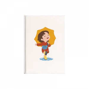 Rain Girl Kanvas Defter Ürün Görseli