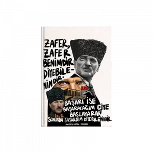 Mustafa Kemal Atatürk Kanvas Defter Ürün Görseli