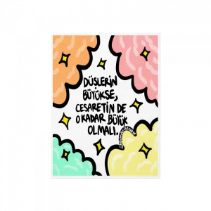 Cesaret Poster Ürün Görseli