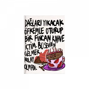 Bir Fincan Kanvas Defter Ürün Görseli