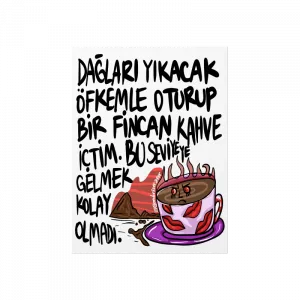 Bir Fincan Poster Ürün Görseli