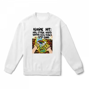 Kendime Not Oversize Sweatshirt Ürün Görseli